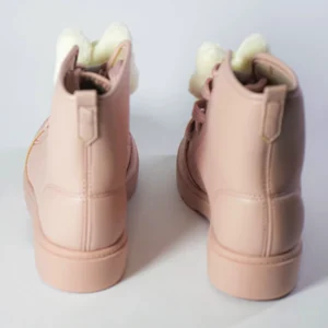 Bota Coturno Menina Molekinha Infantil Pulseira Pelucia - Imagem 4