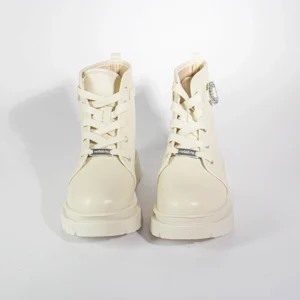Bota Molekinha Infantil Meninas Estilo Coturno Tratorada - Imagem 3